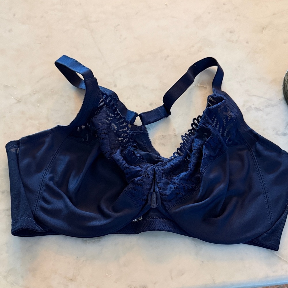 NEW GLAMORIZE Navy Lace‎ Bra 40F